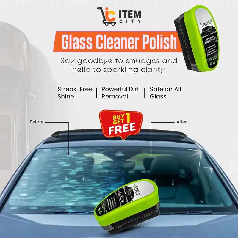 Car oil film cleaner brush | Clear vision glass cleaner