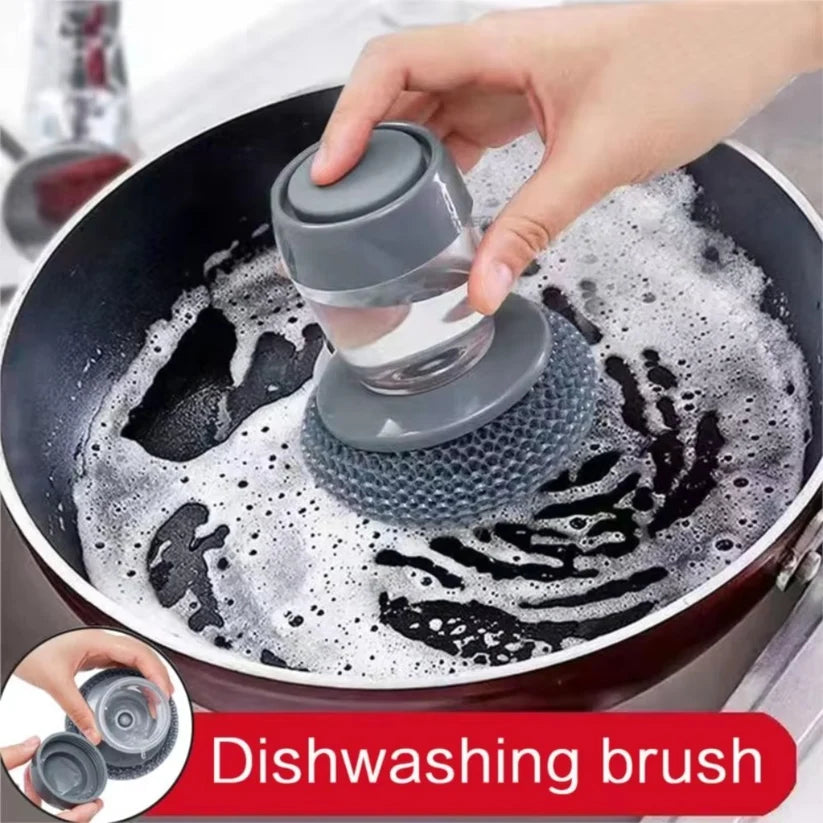 2 in 1 soap Dispensing Brush