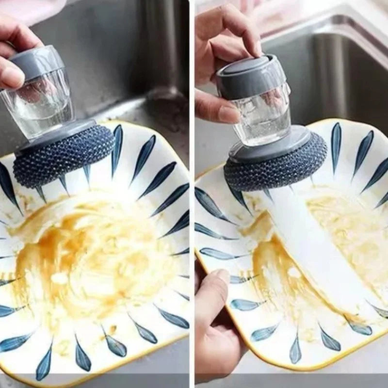 2 in 1 soap Dispensing Brush