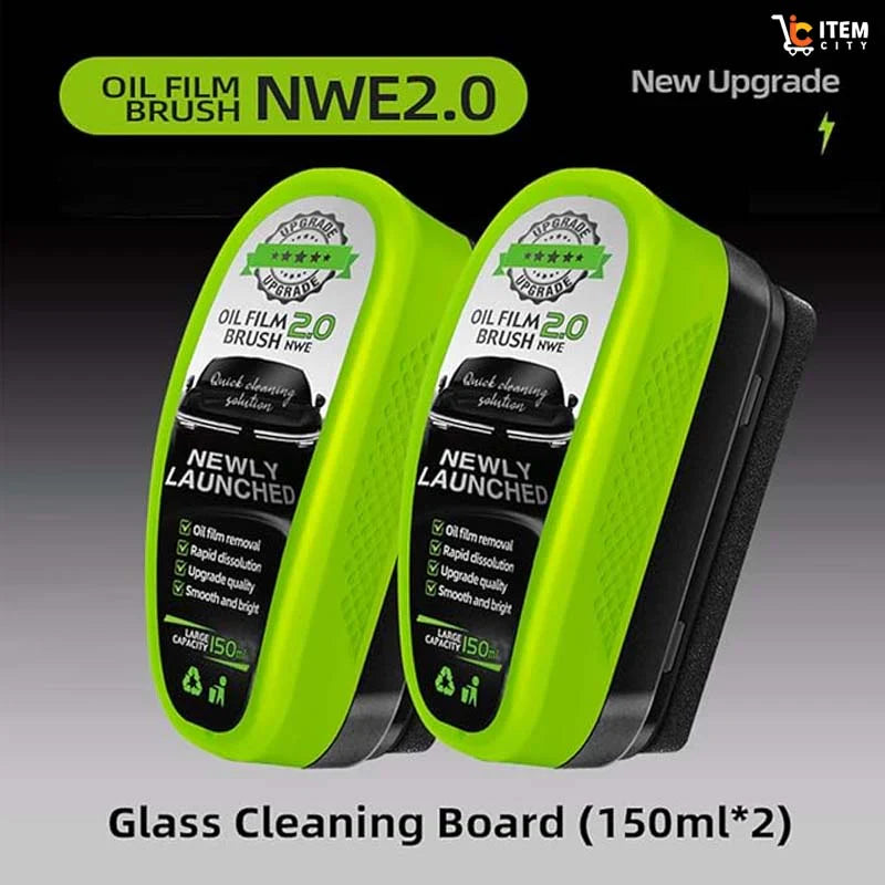 Car oil film cleaner brush | Clear vision glass cleaner