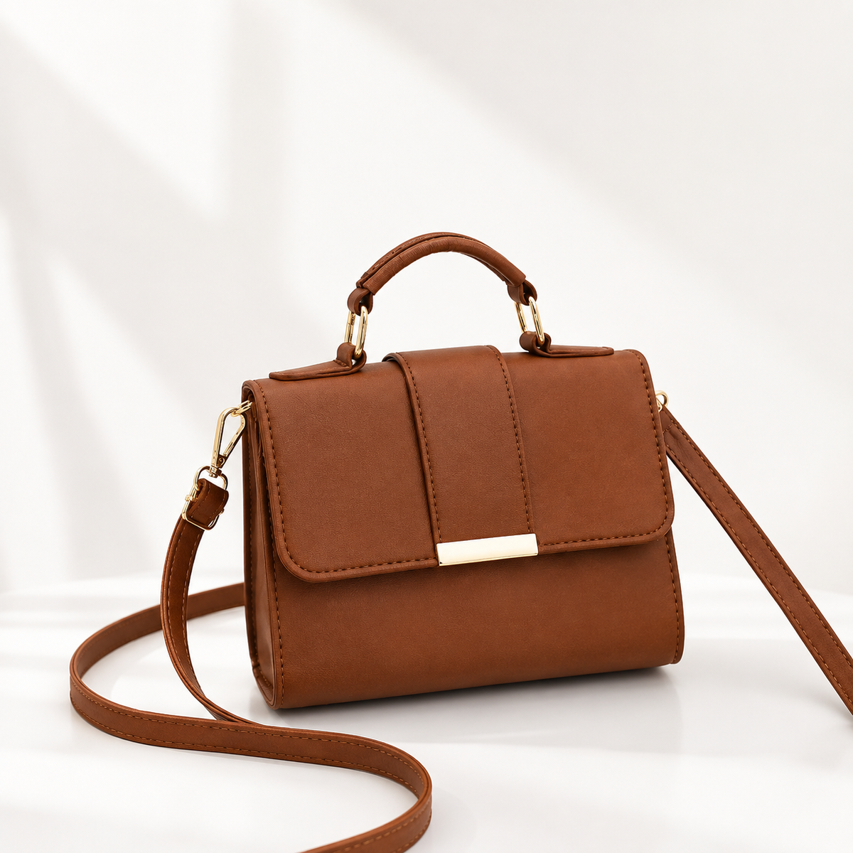 Brown Handle Bag-2