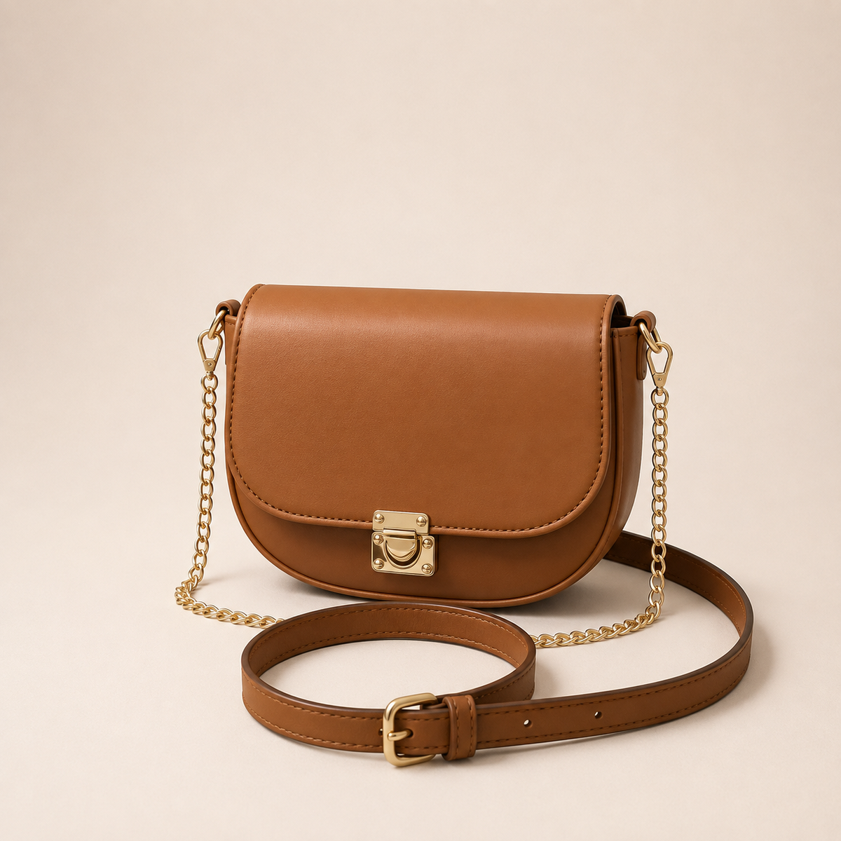 Brown Rubby Bag-5