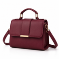 Maroon Handle Bag-4