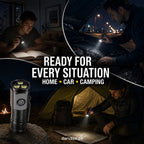 Three-Eyed Monster Ultra-Bright Mini Flashlight Rechargeable Torch