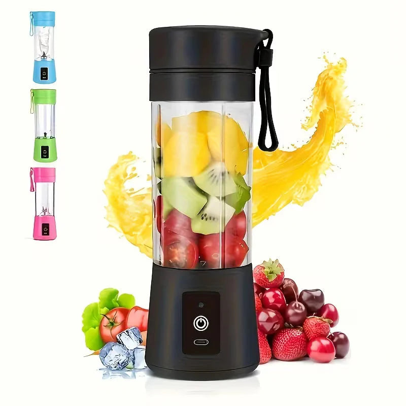 Mini Portable USB Electric Blender & Fruit Juicer – Rechargeable & Compact